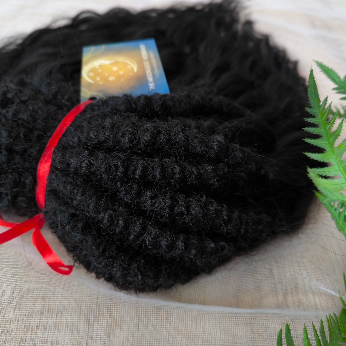 Black BRUSHABLE synthetic DE dreaded curls (regular or push-up)
