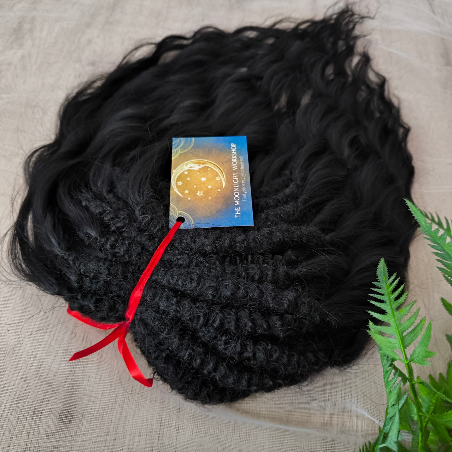 Black BRUSHABLE synthetic DE dreaded curls (regular or push-up)