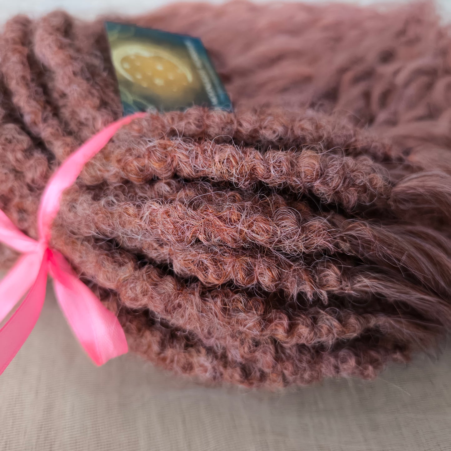 Strawberry blonde (pink) BRUSHABLE synthetic DE wavy dreadlocks (regular dreaded, braided middle or push-up/dolly)