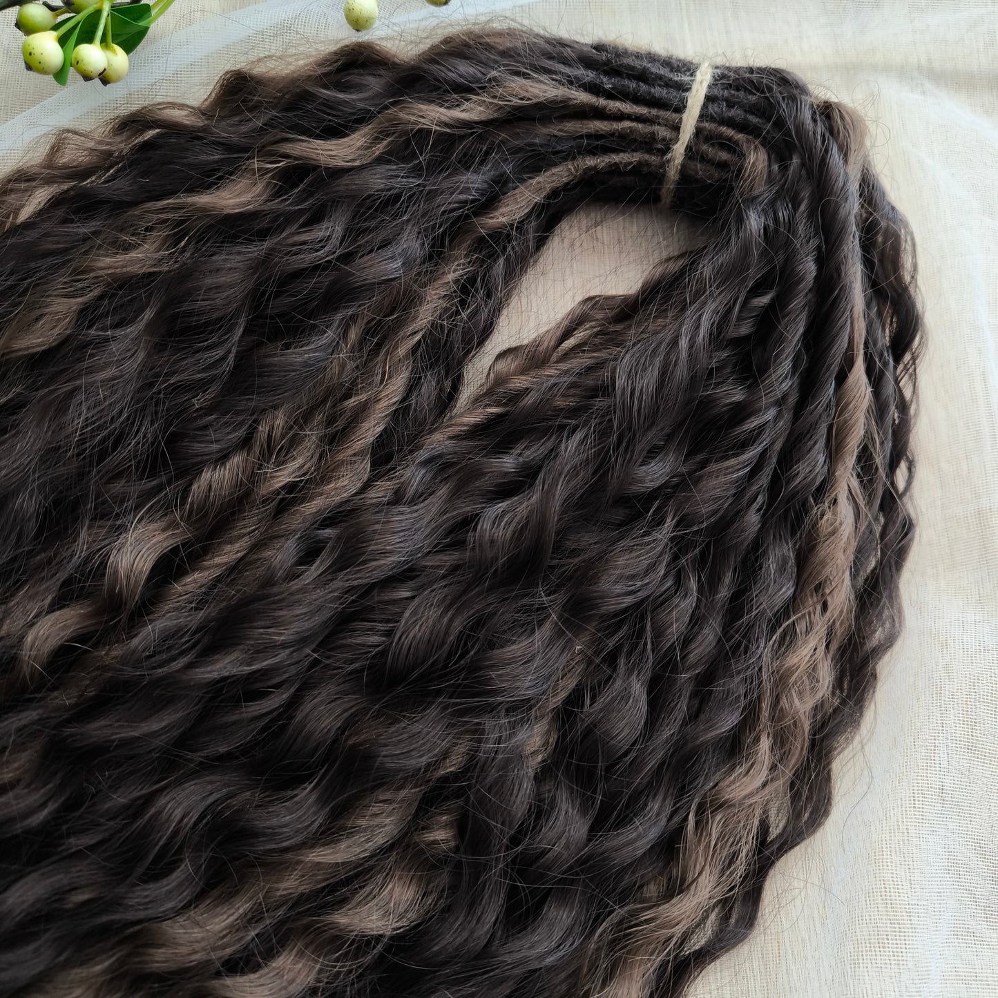 Soft, lightweight, and reusable synthetic sets of regular double ended curls (NOT BRUSHABLE) in brown shades:
1. dark chocolate brown;
2. middle brown
3. light brown