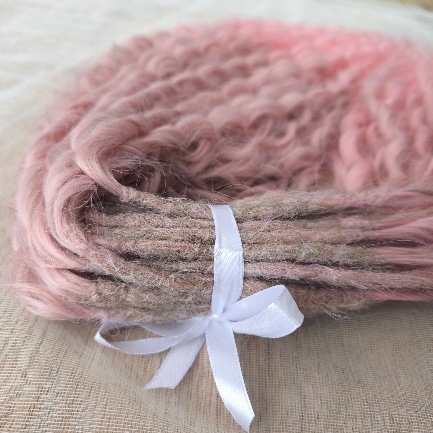 Dusty Rose features a soft pink ombré that fades beautifully from ash dusty rose roots to clean, pastel pink ends. The subtle gradient adds depth and a natural look, while maintaining a romantic, feminine tone.