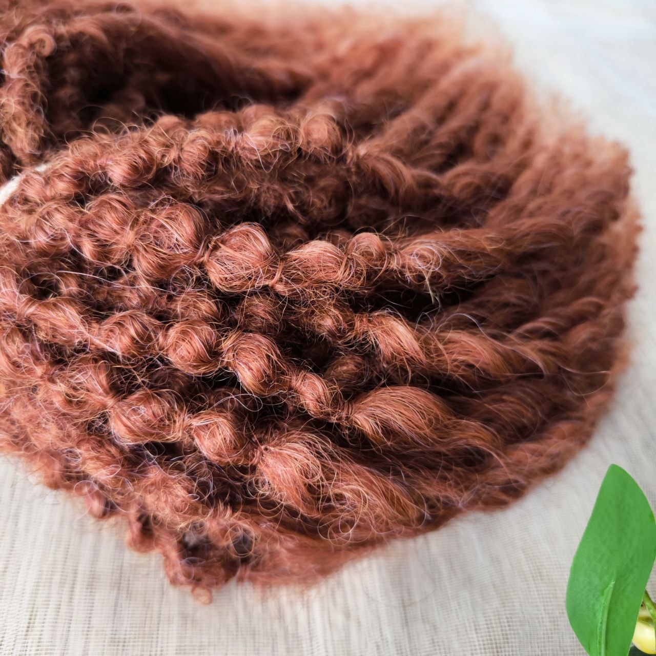 52 DE 15" ombre copper non-brushable push-up curls (made not by me). Worn only 4 days. Perfect condition