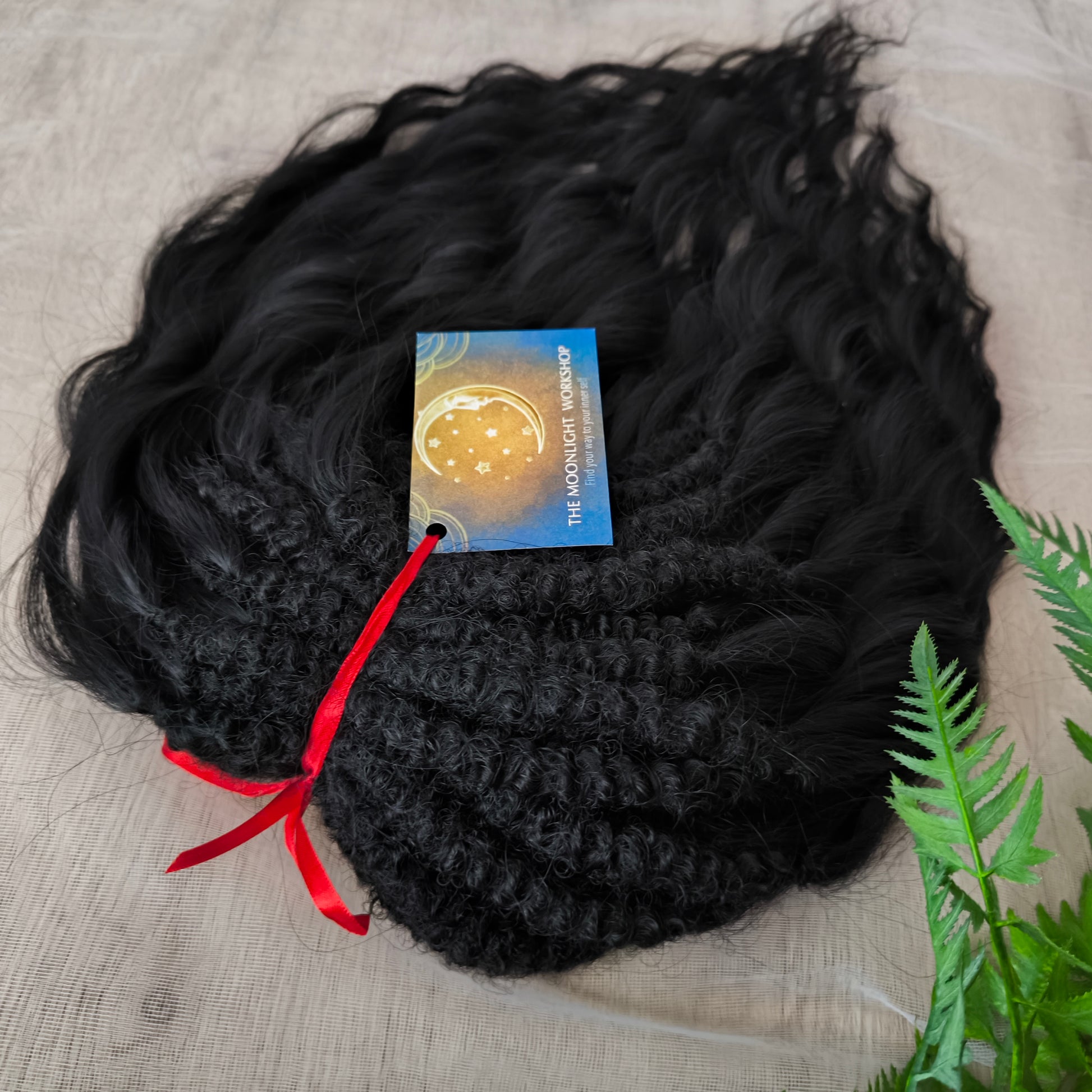 Black BRUSHABLE synthetic DE dreaded curls (regular or push-up)