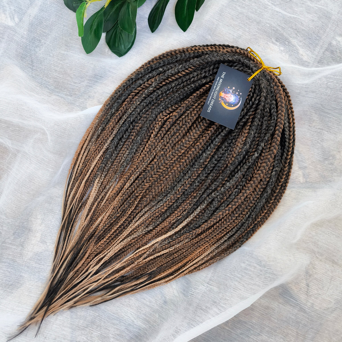 Truffle - a soft, lightweight, and reusable set of 50 DE 3D/stereo/heart braids. A rich blend of dark chocolate, coffee, caramel, and creamy shades. 