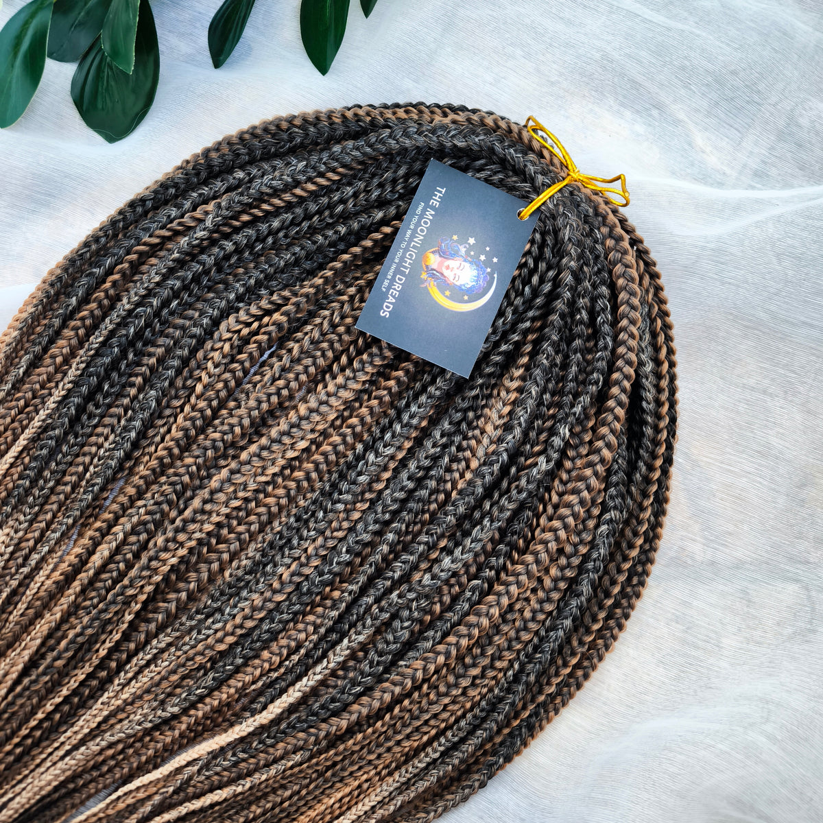 Truffle - a soft, lightweight, and reusable set of 50 DE 3D/stereo/heart braids. A rich blend of dark chocolate, coffee, caramel, and creamy shades. 