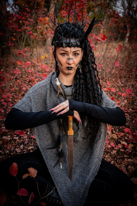 Black curly dreads: soft synthetic wavy dreadlocks (regular dreaded or push-up/Dolly)