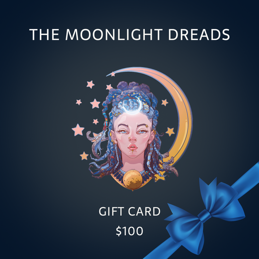 Give the Gift of Choice ✨

Not sure which set to choose for your loved one? Let them decide with a MoonLight Dreads Gift Card!

Perfect for birthdays, holidays, special occasions, or just because, this digital gift card allows the recipient to pick their dream set of handmade synthetic dreads, braids or curls.

Let them express their style, their way.
