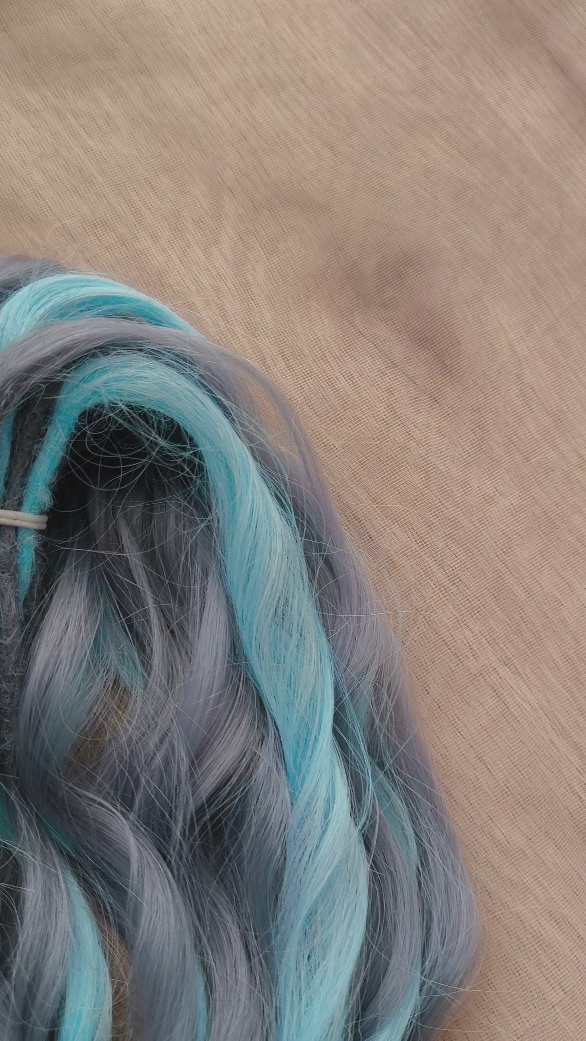 Steel Mist is the essence of icy elegance. A smooth blend of silvery slate grey and cool misty blue, this set brings a sleek, modern look with a hint of mystery. Like morning fog over metal rooftops, it’s soft, moody, and unforgettable.

The waves add graceful movement and volume, while the colors speak of strength and serenity.